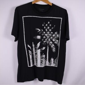 AllSaints Graphic T Shirt Oversized Small Made in Portugal
